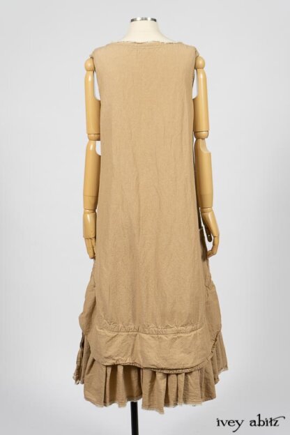 Blanchefleur Frock in Sun and Sand Washed Stripe. By Ivey Abitz